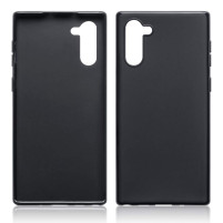 Силиконов гръб ТПУ МАТ ултра тънък за Samsung Galaxy Note 10 N970F черен